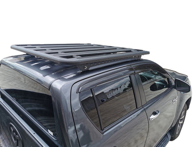 Aluminium Roof Rack for Toyota HILUX 2015+ Mk8 Mk9 Revo Black - Slim Factory Fitment
