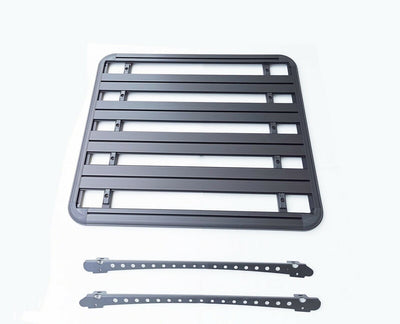 Aluminium Roof Rack for Toyota HILUX 2005-2015 Mk6 Mk7 VIGO Black - Slim Factory Fitment 135x125cm