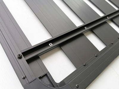 Aluminium Roof Rack for Toyota HILUX 2015+ Mk8 Mk9 Revo Black - Slim Factory Fitment
