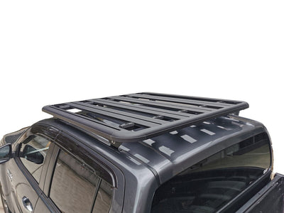 Aluminium Roof Rack for Toyota HILUX 2005-2015 Mk6 Mk7 VIGO Black - Slim Factory Fitment 135x125cm