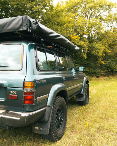 APEX4WD 270XL LED Awning - XL 2.5m Black Car 4x4 270 Degree Overland Cover