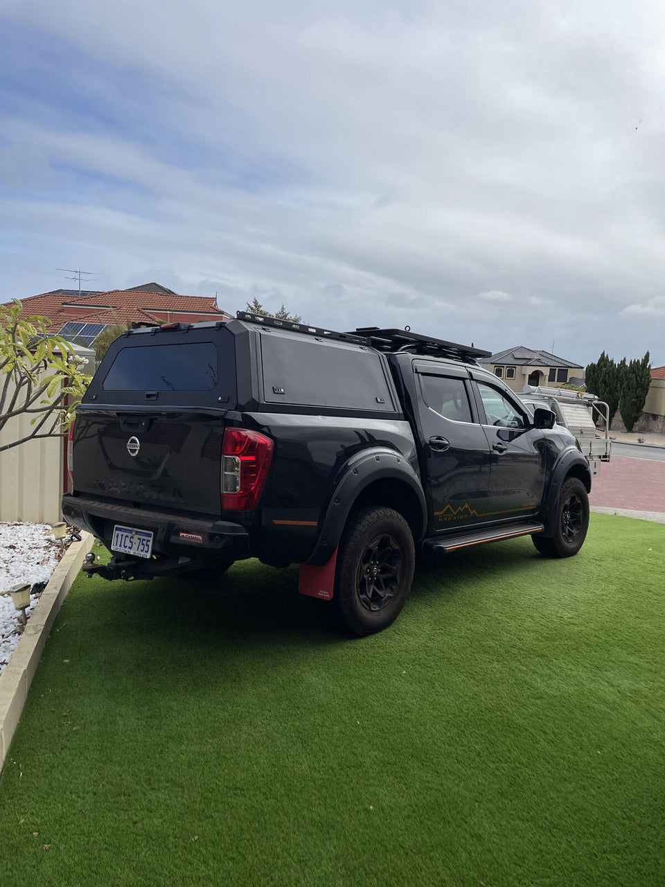 Rear Canopy Nissan Navara NP300 (2016+) Hardtop Double Cab Metal Black 4x4 Steel