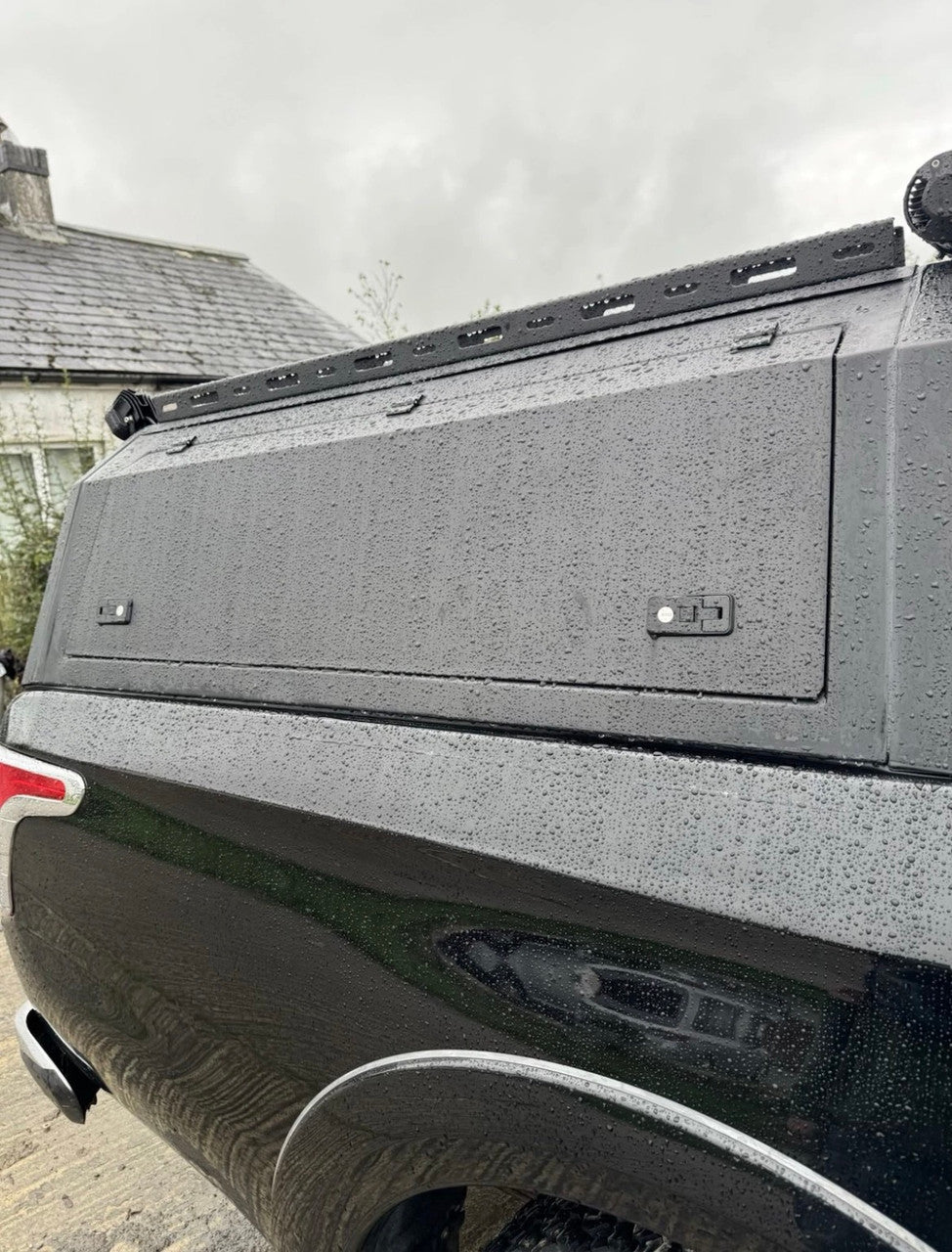 Canopy for Mitsubishi L200 2015-2024 Rear Hardtop Double Cab Metal Black 4x4