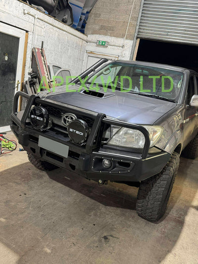 Steel Winch Bumper for Toyota Hilux Mk6 (2005-2011) Metal Bull Bar Oz Style 4x4