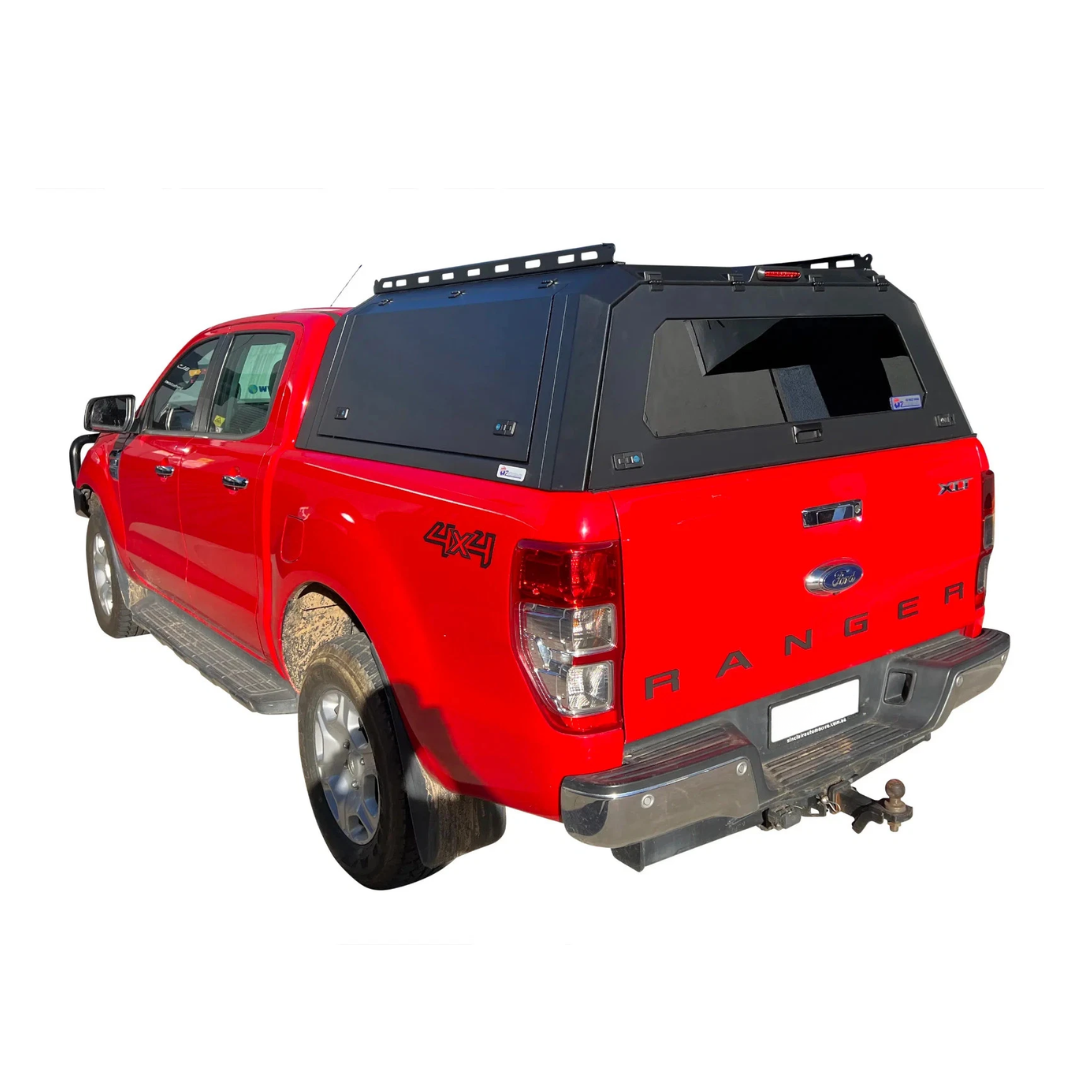 Canopy for FORD RANGER T6 T7 T8 (2012-2022) Rear Hardtop Double Cab Metal Black