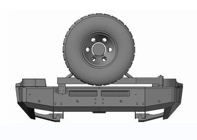 Rear Bumper for Range Rover Sport L320 (2005-13) 4x4 Rear Protection Tyre Swing