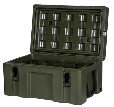 APEX4WD - 70L GREEN - Heavy Duty Storage Overland Case Box Waterproof Cargo 4x4