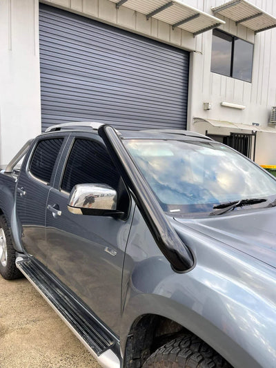 Silver Stainless Steel Snorkel For ISUZU D-MAX 2012+ Raised Air Intake DMAX 4x4 Bare Metal Finish