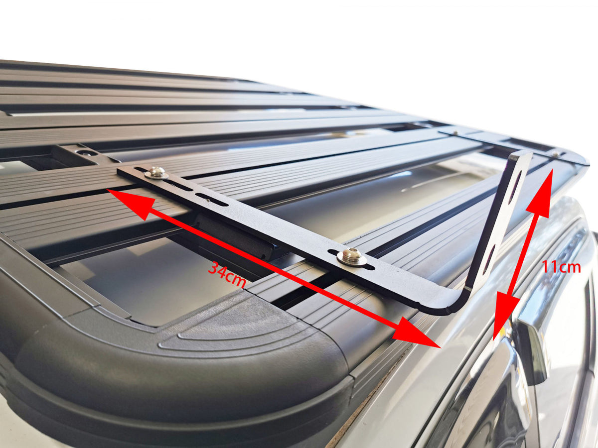 Awning Mounting Bracket Kit - Apex4WD T Slot Design Roof Rack Side Vehicle Mount