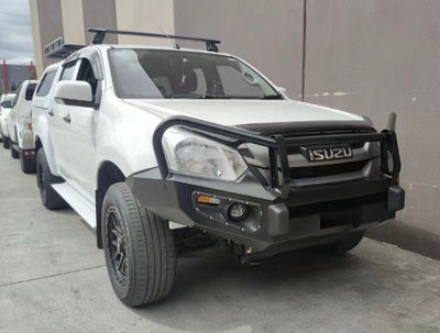 Steel Winch Bumper for ISUZU DMAX (2017-2019) Metal Bull Bar Oz Style D-MAX 4x4