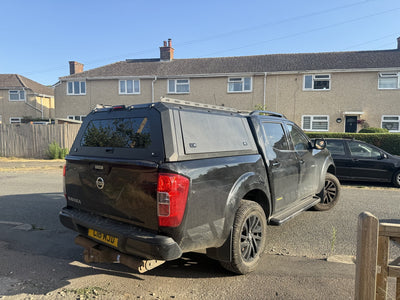 Rear Canopy Nissan Navara NP300 (2016+) Hardtop Double Cab Metal Black 4x4 Steel