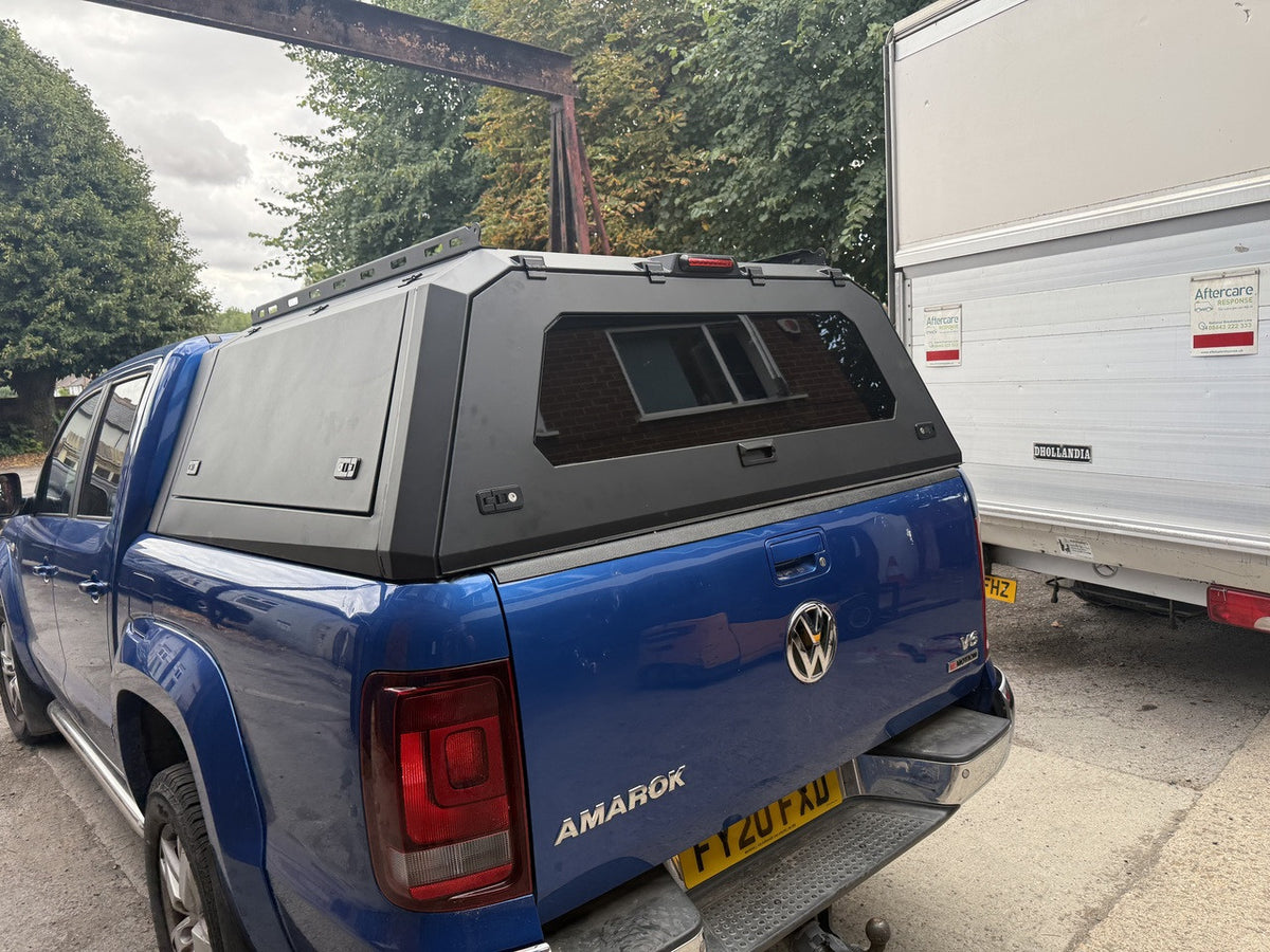 Canopy for Volkswagen AMAROK (2010-2022) Rear Hardtop Double Cab Metal Black VW