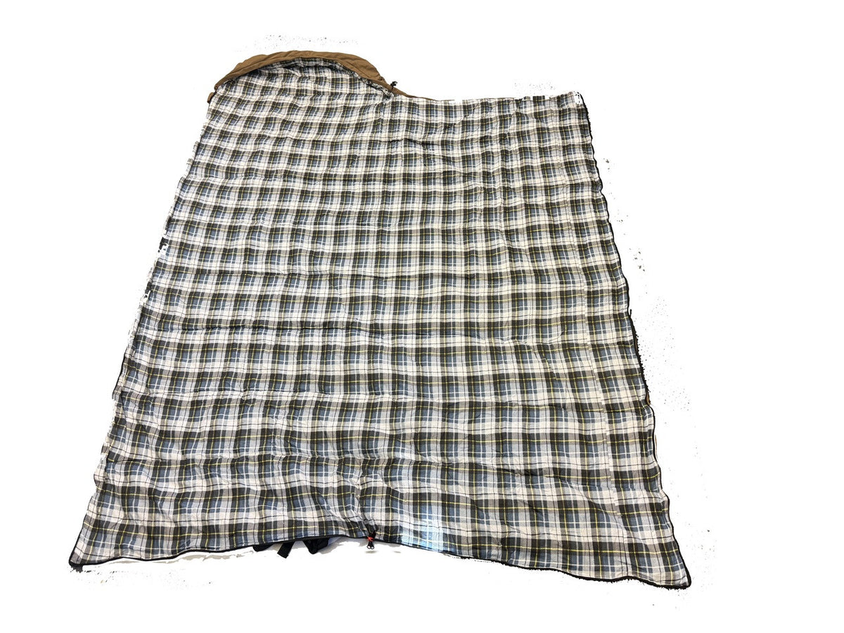 Premium 100% Cotton Canvas Sleeping Bag Single Person WINTER 4kg Heavy Thick