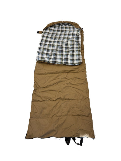 Premium 100% Cotton Canvas Sleeping Bag Single Person WINTER 4kg Heavy Thick