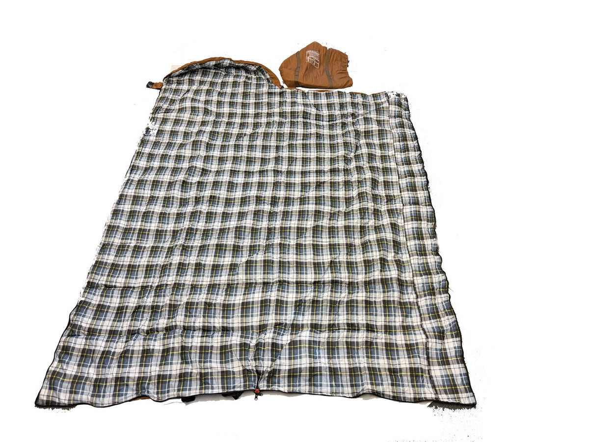 Premium 100% Cotton Canvas Sleeping Bag Single Person 2.7kg Heavy Thick