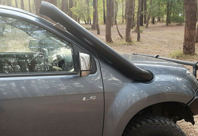 Silver Stainless Steel Snorkel For ISUZU D-MAX 2012+ Raised Air Intake DMAX 4x4 Bare Metal Finish