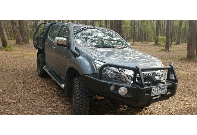 Silver Stainless Steel Snorkel For ISUZU D-MAX 2012+ Raised Air Intake DMAX 4x4 Bare Metal Finish