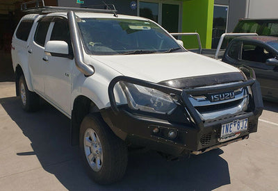 Silver Stainless Steel Snorkel For ISUZU D-MAX 2012+ Raised Air Intake DMAX 4x4 Bare Metal Finish