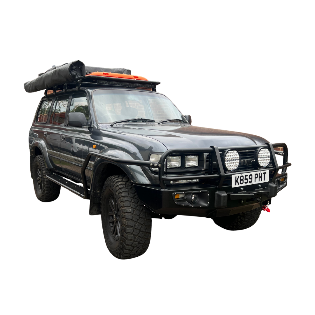 Steel Winch Bumper for TOYOTA LAND CRUISER 80 Series (1990-1997) Off Road 4x4 Bullbar Front Oz Style LC80 FJ80