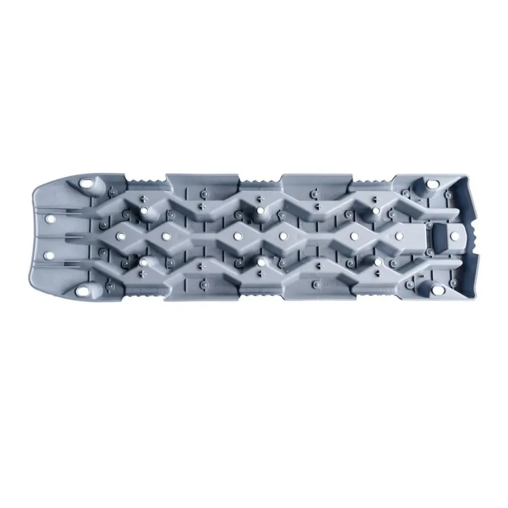 2x GREY Recovery Traction Boards Sand Ladder Mud Snow Plastic Pair 4x4 TRED PRO