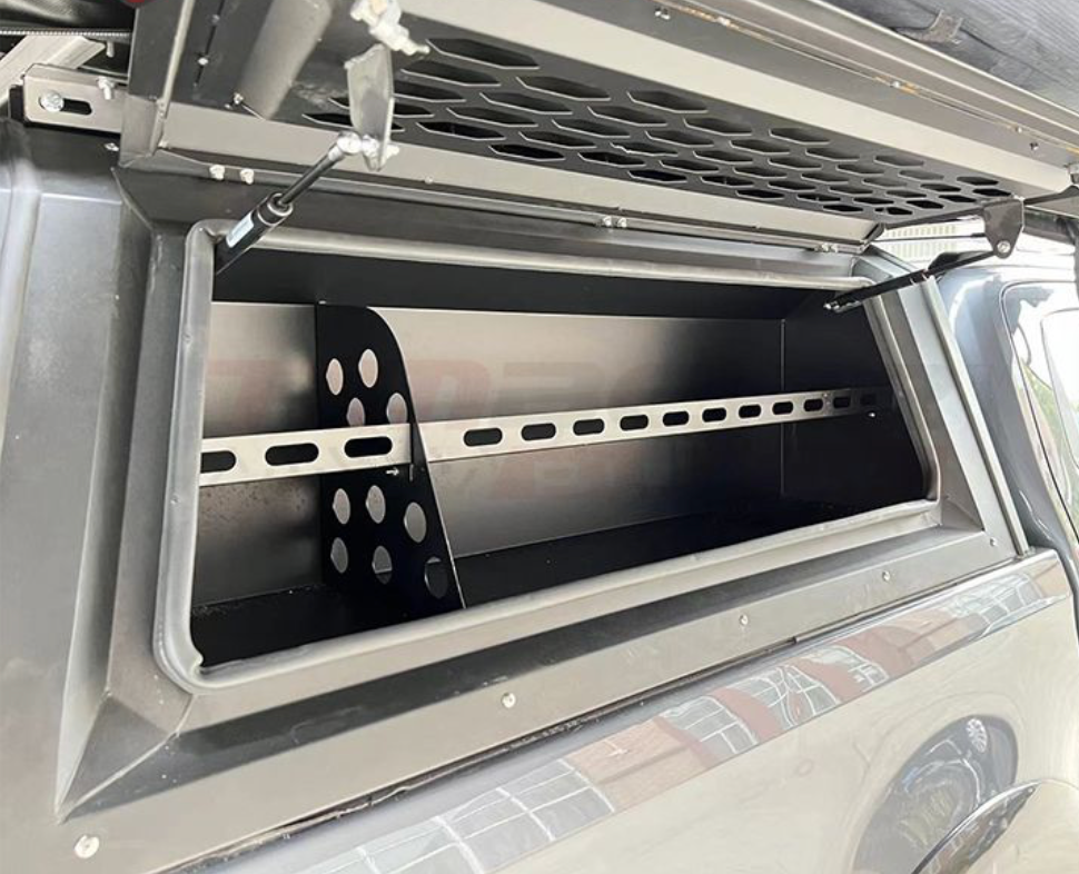 LEFT Side Storage Canopy Section Tool Box For Steel Pickup Truck Canopy