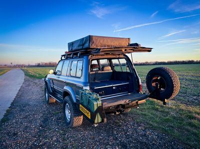 REAR Steel Bumper for TOYOTA LAND CRUISER 80 Series (1990-1997) Tyre Swing Jerry Can Off Road 4x4 Bullbar Oz Style LC80