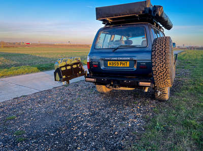 REAR Steel Bumper for TOYOTA LAND CRUISER 100 Series (1998-2007) Tyre Swing Jerry Can Off Road 4x4 Bullbar Oz Style