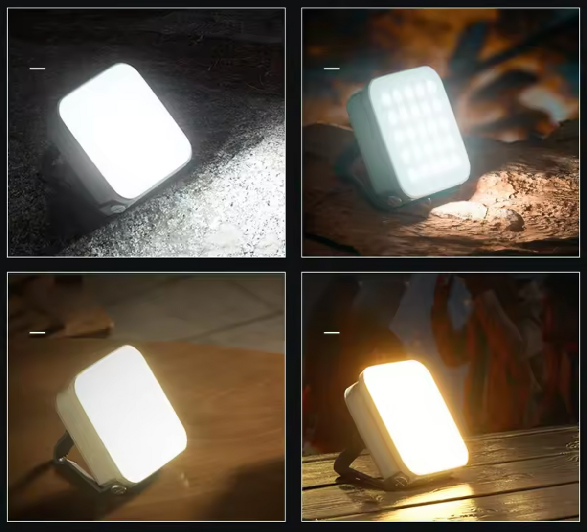 Warsun CP36 Camping Light - Rechargeable USB C Outdoor Portable Camp 4x4 Hanging Lights