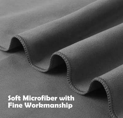 Large Microfibre Camping Travel Towel - 80 x 130cm - Quick Dry Compact Lightweight