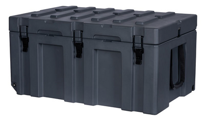 APEX4WD - 150L BLACK - Storage Overland Wheeled Case Box Waterproof Cargo 4x4