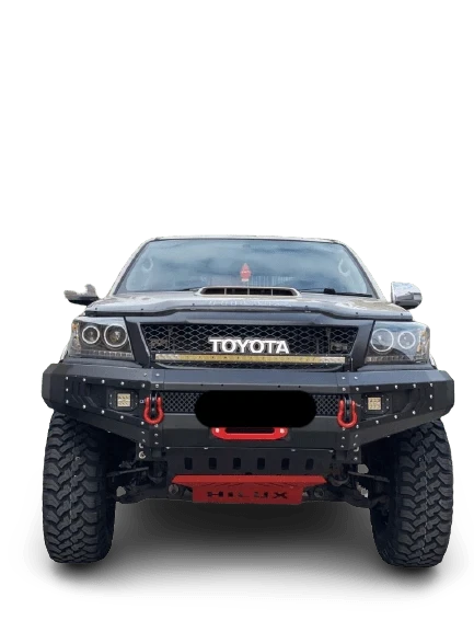 Half Style Winch Bumper for TOYOTA HILUX Mk7 (2011-2016) 4x4 Front Bull Bar