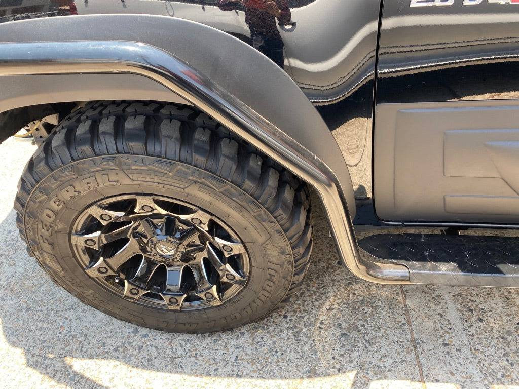 Universal Side Steps & Brush Bars for 4x4 - Steel Metal for Winch Bumper Off Road 4x4 Bullbar Oz Style