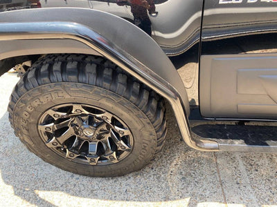 Universal Side Steps & Brush Bars for 4x4 - Steel Metal for Winch Bumper Off Road 4x4 Bullbar Oz Style