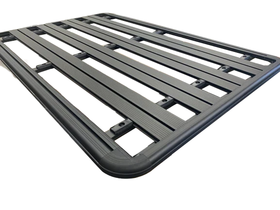 Aluminium Roof Cage 220 x 142cm Storage Utility Overland Roof Basket Rack Flat Slim Line Frame Modular Low Profile Tray