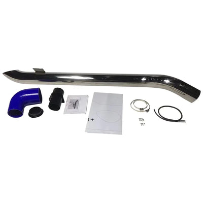 Silver Stainless Steel Snorkel For ISUZU D-MAX 2012+ Raised Air Intake DMAX 4x4 Bare Metal Finish
