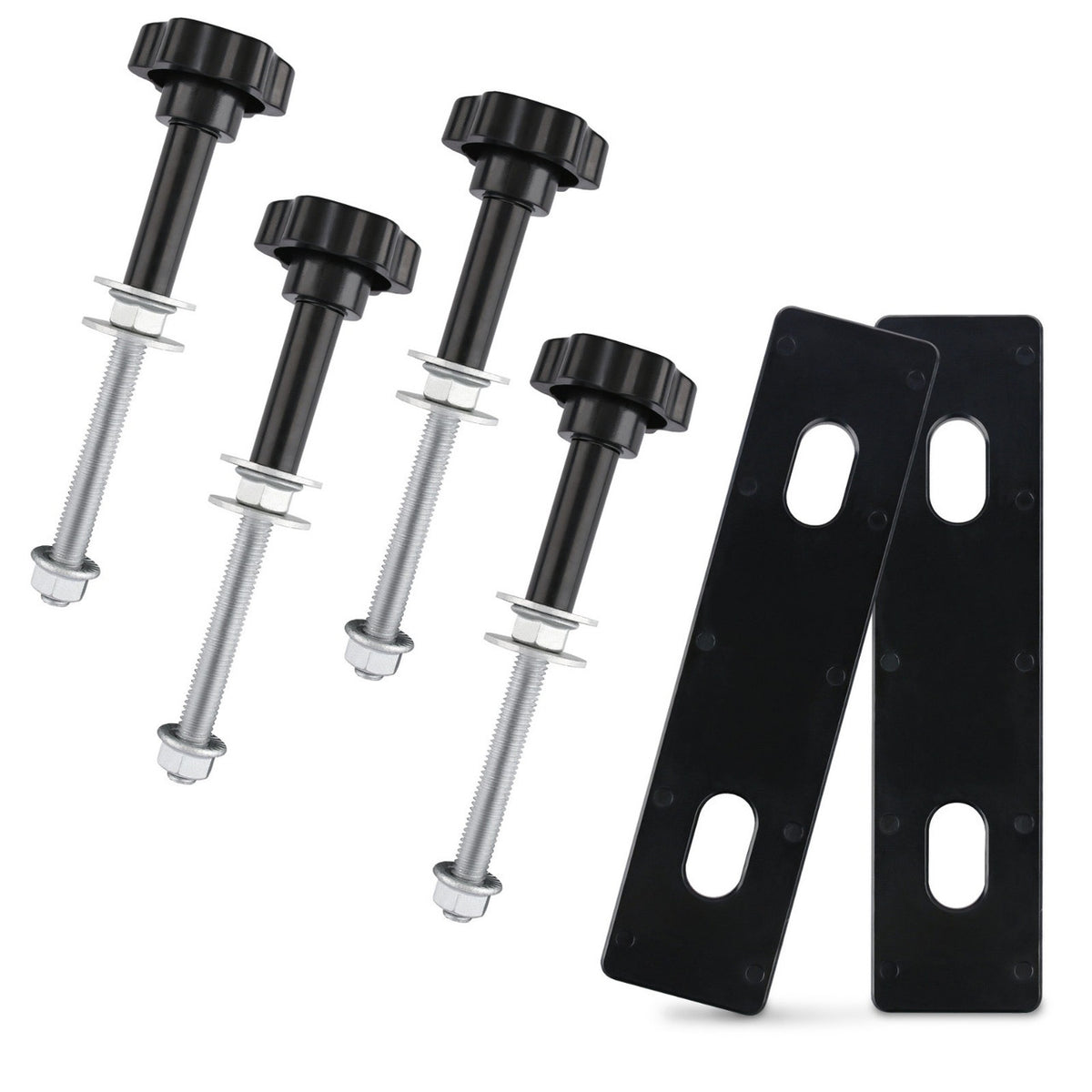 Off-Road Traction Board Sand Mud Recovery Track Mounting Kit Bolts Mount Plate
