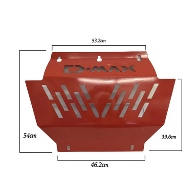 HEAVY DUTY Skid Plate for ISUZU D-MAX (2012-2020) 3MM Steel Red DMAX 4x4