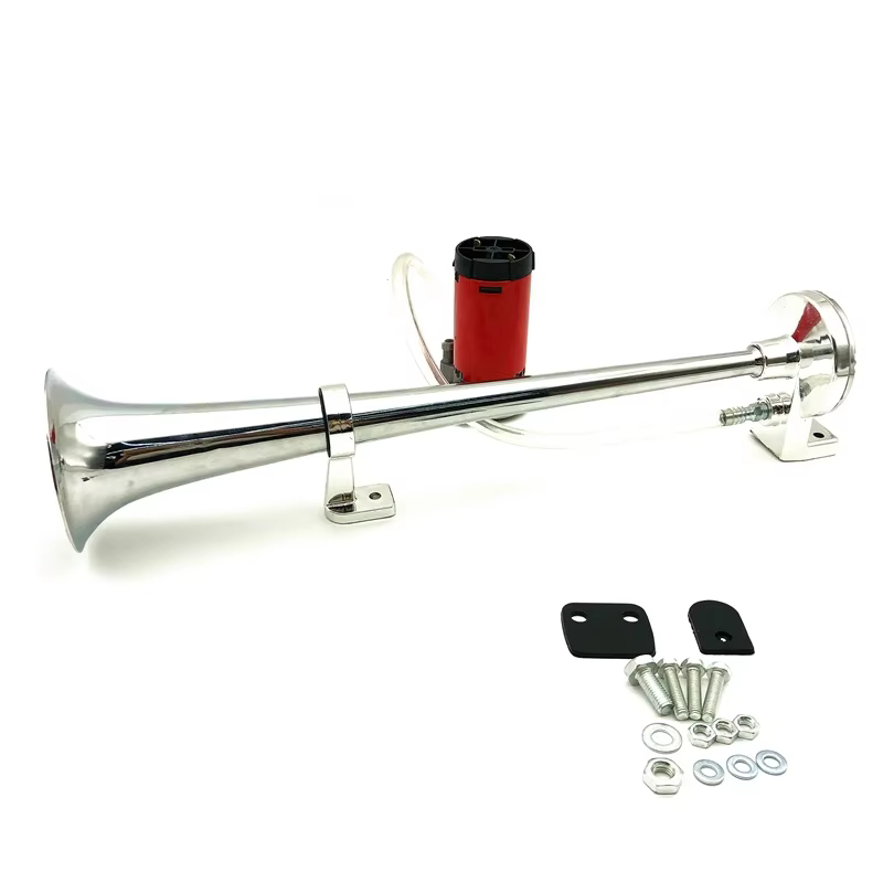 12V Super Loud Trumpet Air Horn Car Truck Van RV Bus Lorry Boat Metal Universal