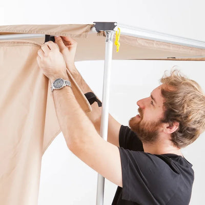 2.5m Awning Side Wall Addons for APEX4WD Expedition Pull-Out Vehicle Extension