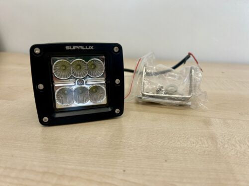 SUPALUX 18w LED Driving Light Pod Flood 12v 4x4 Car Van Off Road Spotlight