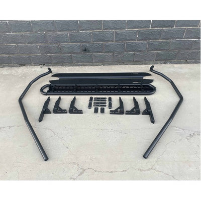 Side Steps & Brush Bars for TOYOTA LAND CRUISER 80 Series (1990-1997) Steel Metal for Winch Bumper Off Road 4x4 Bullbar Oz Style
