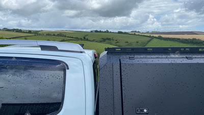 Isuzu D-Max Mk2 2012+ Rear Canopy Hardtop Double Cab Metal Black 4x4 Heavy Duty