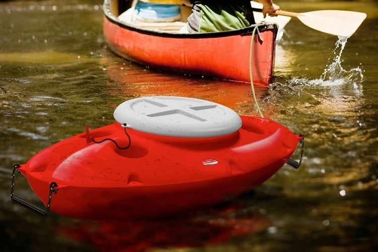 Kayak Ice Box Towable Cooler Storage Floating Boat Paddle Board Canoe Plastic Mini Kayak Drinks Holder
