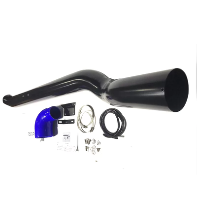 Black Stainless Steel Snorkel For TOYOTA HILUX MK8 2015+ Raised Air Intake Revo
