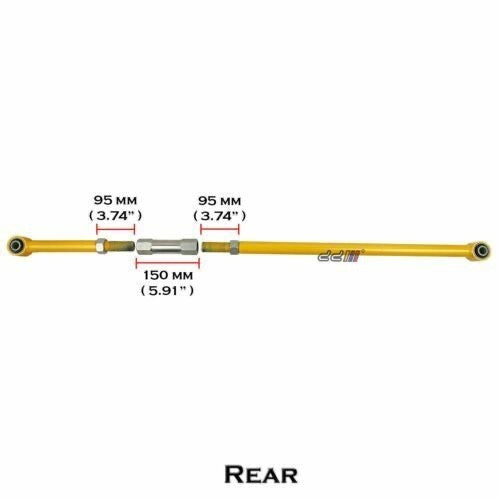 HD Front & Rear Adjustable Panhard Rod Bar for Toyota LAND CRUISER 80 Series
