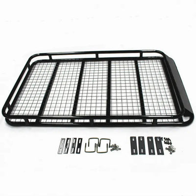 Metal Roof Rack Cargo Cage with sides 160x98cm and mounting brackets 4x4