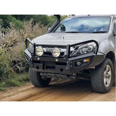Steel Winch Bumper for ISUZU DMAX (2012-2016) Metal Bull Bar Oz Style D-MAX 4x4