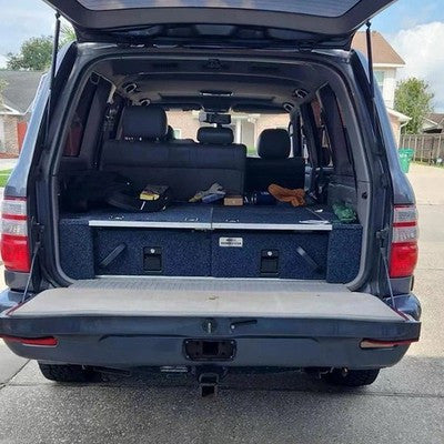 Sliding Storage Drawer System for Toyota Land Cruiser 80 Series Custom Fit Boot