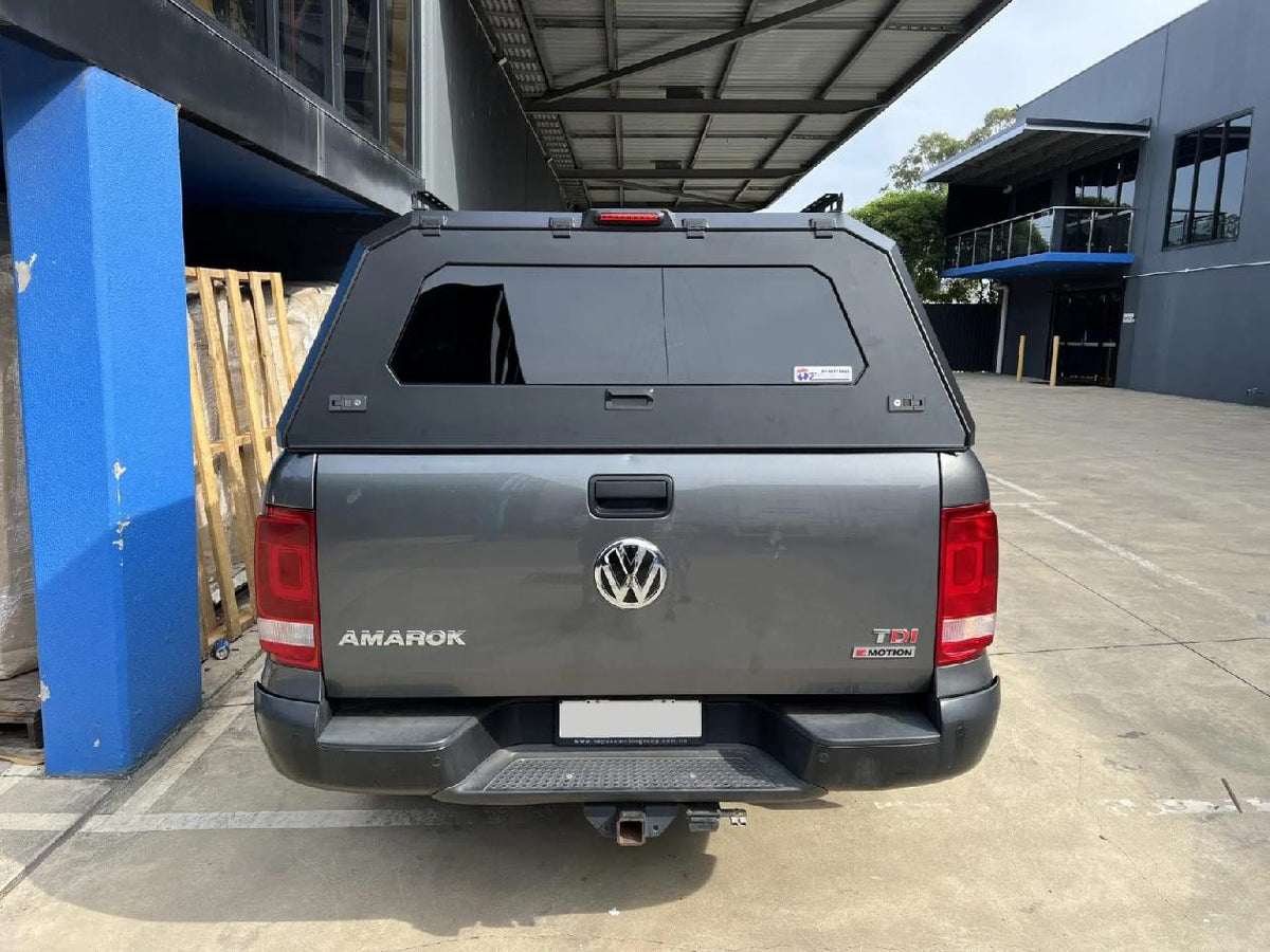Canopy for Volkswagen AMAROK (2010-2022) Rear Hardtop Double Cab Metal Black VW