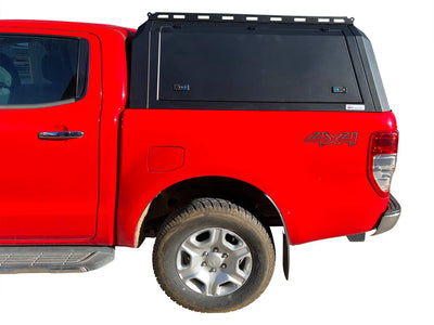 Canopy for FORD RANGER T6 T7 T8 (2012-2022) Rear Hardtop Double Cab Metal Black